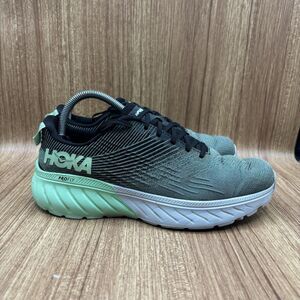 Hoka One Mach 3 Green Ash/Black Running Shoes Men’s Size 8 Sneakers